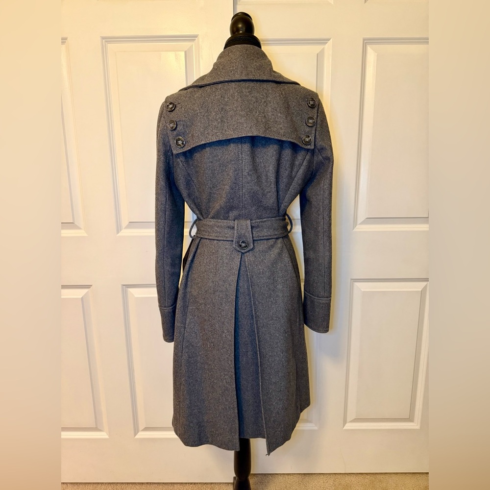 Kenneth Cole New York Charcoal Trench Coat - Picture 4 of 12